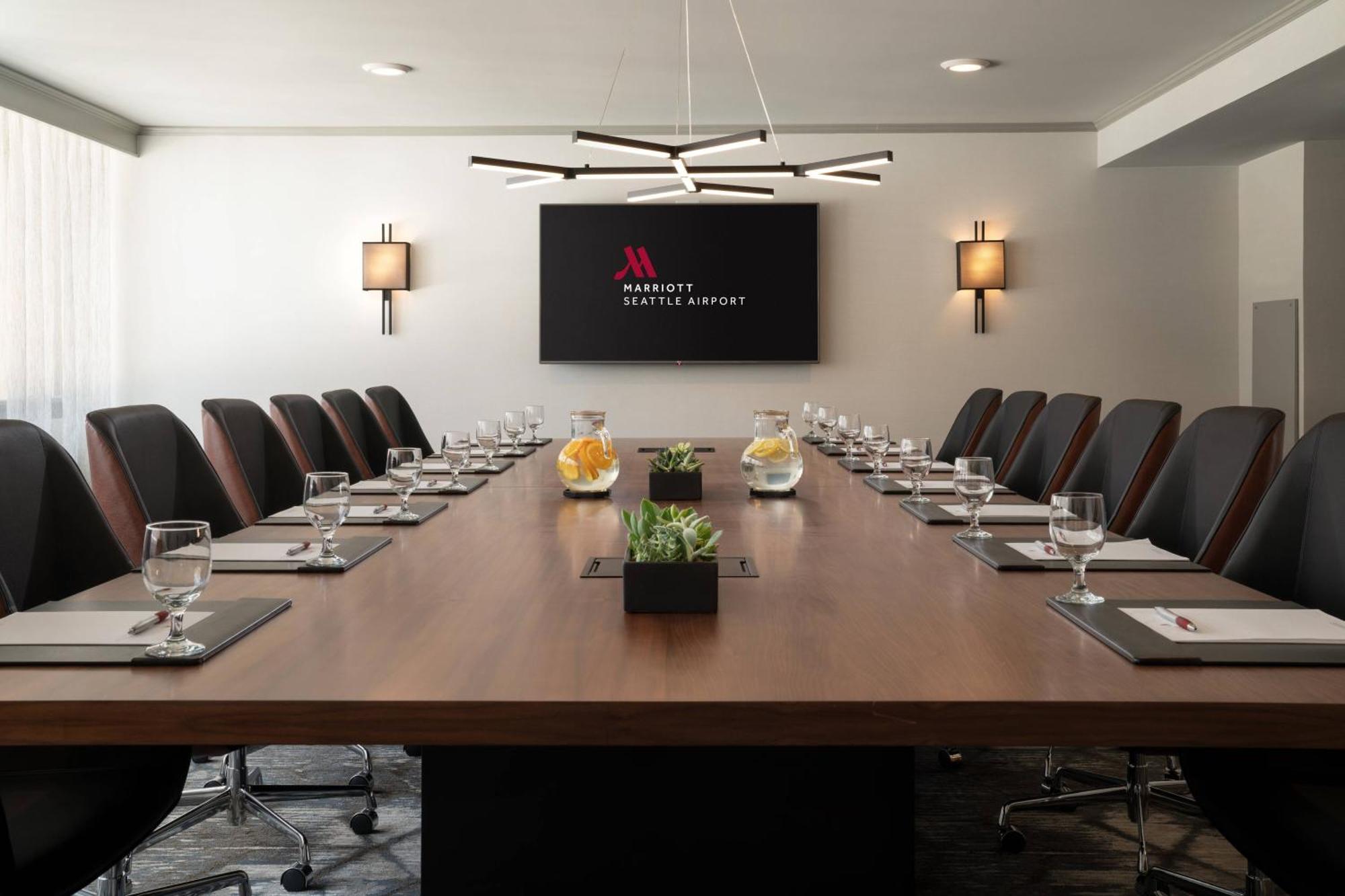 Seattle Airport Marriott Hotel Сиатак Екстериор снимка