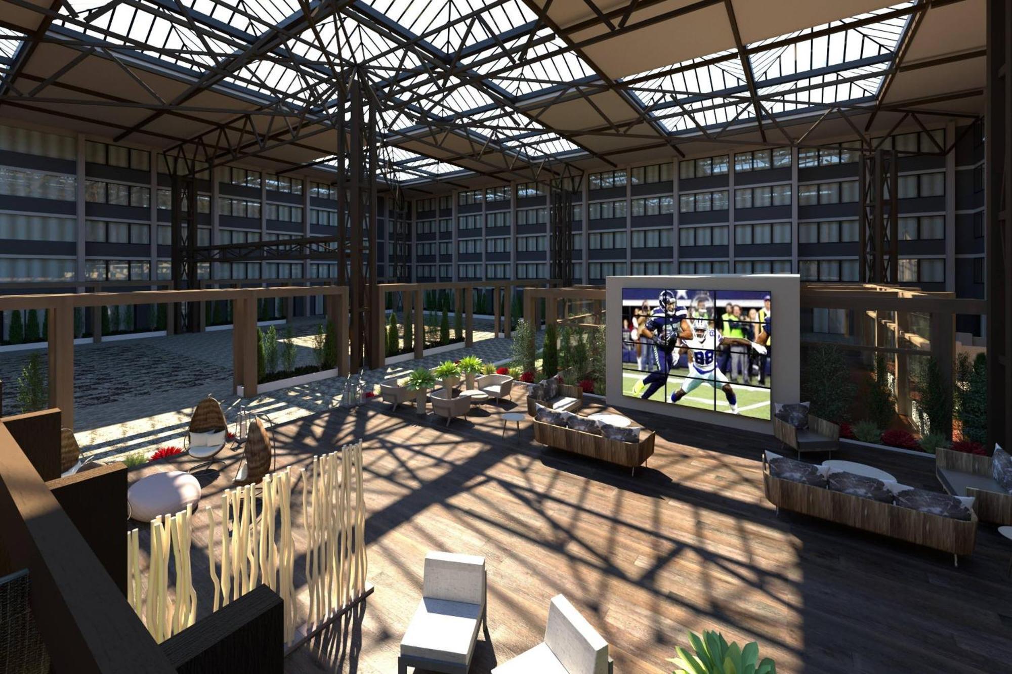 Seattle Airport Marriott Hotel Сиатак Екстериор снимка