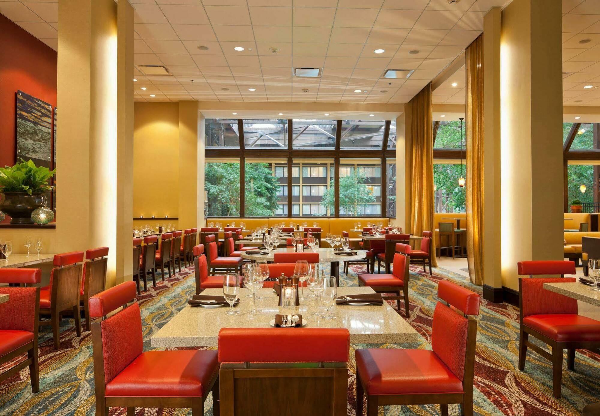 Seattle Airport Marriott Hotel Сиатак Ресторант снимка